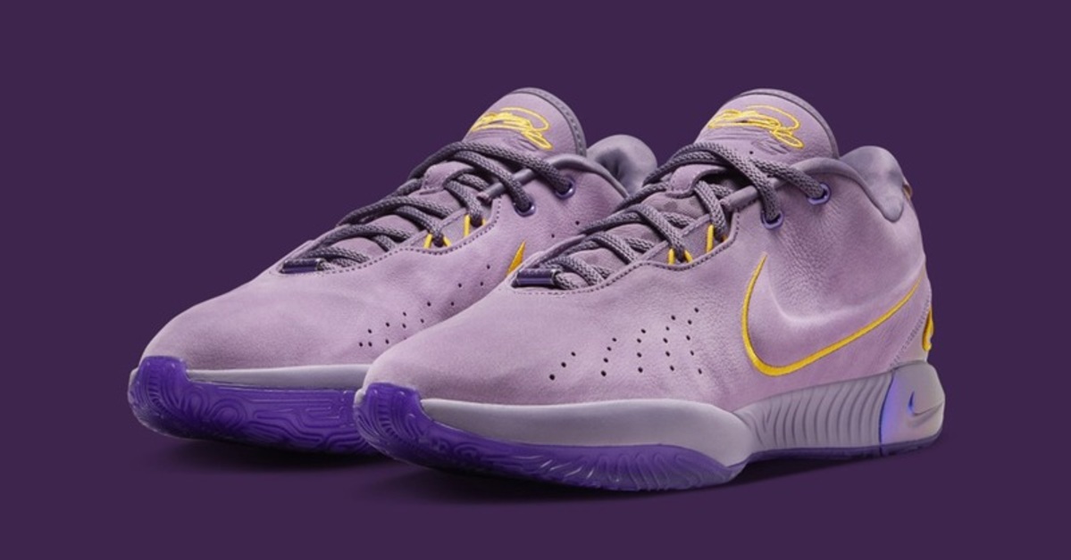 Lebron purple rain outlet sneakers